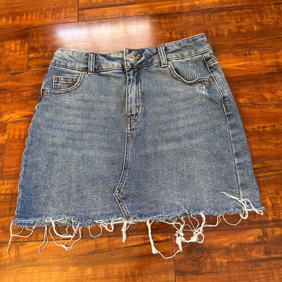 Wild Fable Blue Denim Mini Skirt - Picture 1 of 3